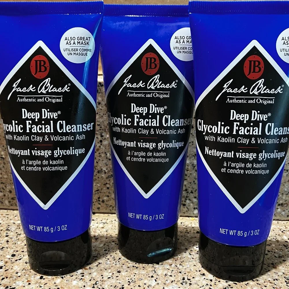 Jack Black Deep Dive Gylcolic Facial Cleanser and Mask!! NEW